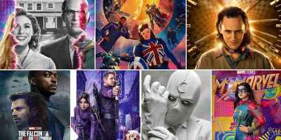 Collage of Marvel Studio's tv shows